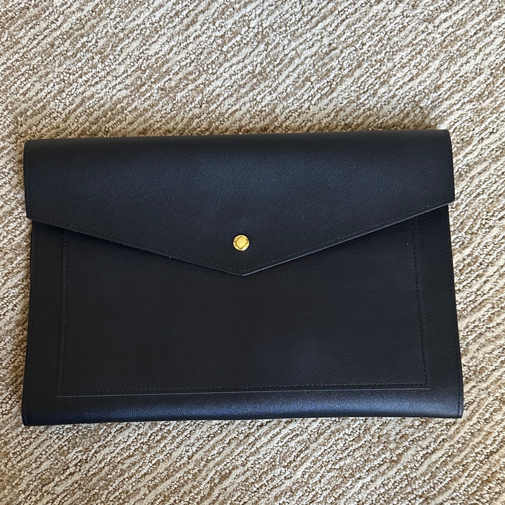 Elegant Black Clutch or Device & Work Bag